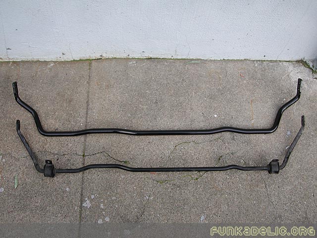 stock vs. 19mm Neuspeed swaybar