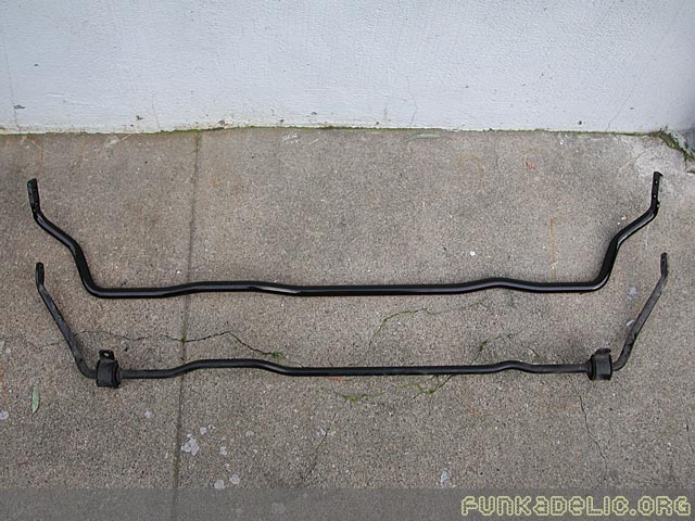 stock vs. 19mm Neuspeed swaybar