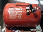 air tank with add-on pressure regulator