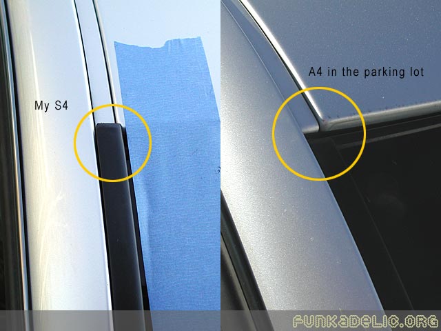 install issues- they reinstalled the  moulding incorrectly. passenger side top
