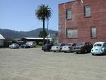 some of the cars while parked at Point Reyes for lunch