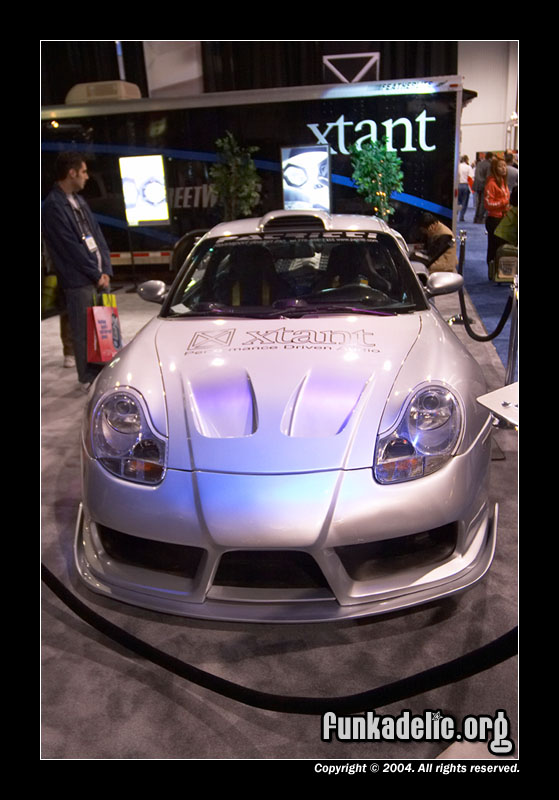 Patritti Rennsport Design's F1 Status 996TT in the Xtant booth