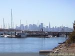 Downtown San Francisco from Treasure Island