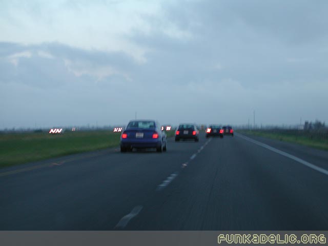 fuzzy wuzzy blurry pic on I-5 heading back home