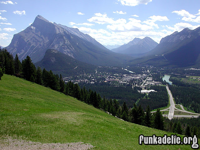 Banff from afar