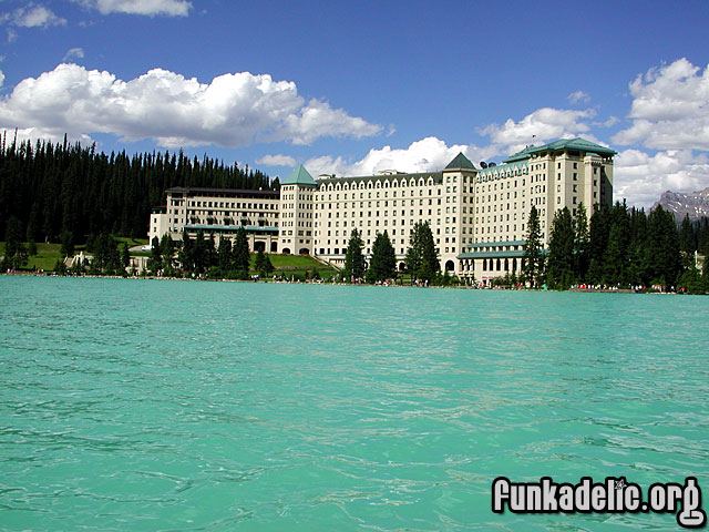 Chateau Lake Louise from the lake