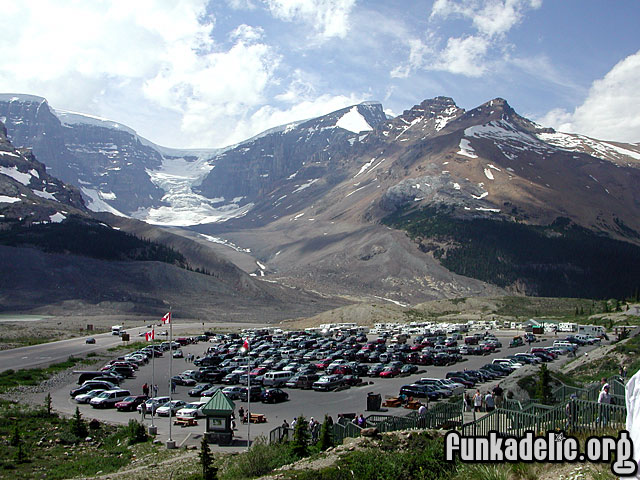 Columbia Icefield and Athabasca Glacier