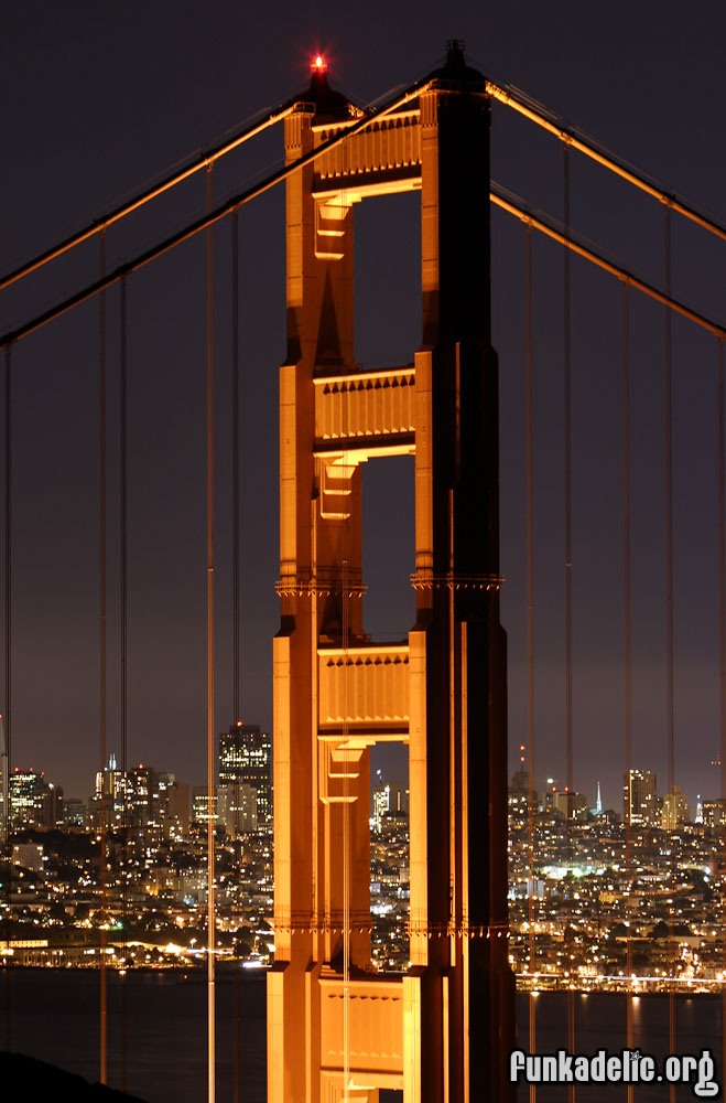 North Tower view from Marin, San Francisco in the background