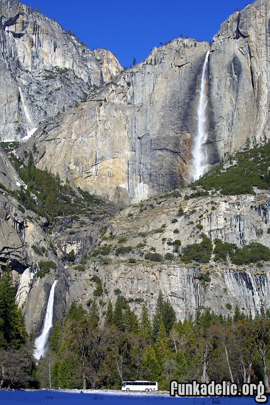 Upper and Lower Yosemite Falls