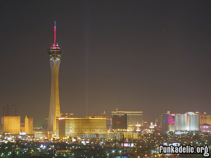 View of the Stratosphere et al. from the Plaza Hotel