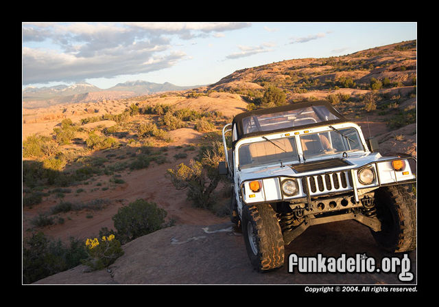 Almost there. Hells Revenge area, Moab