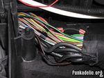 wiring harness under the ECU